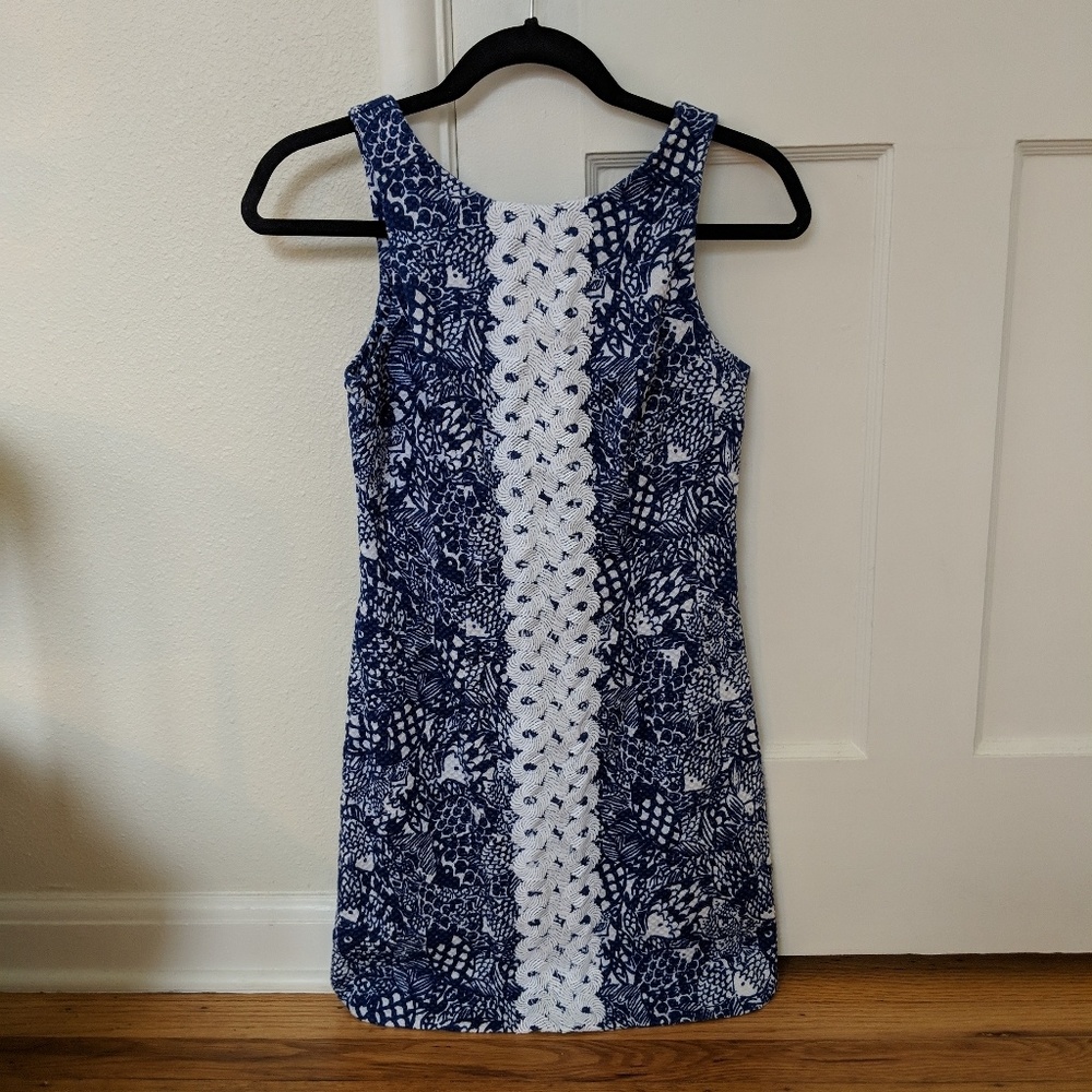 Lilly Pulitzer for Target Blue Upstream Fish dress